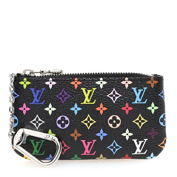 Louis Vuitton Murakami Key Pouch LV X TM Multicolor Black Cles Pochette 2025 - Picture 2 of 12